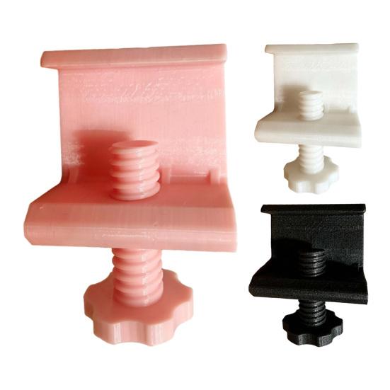 3D Printed Desk Clamp Cable Organizer Cord Holder with Multiple Slots Sturdy Wire