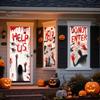 Clear Halloween Window Clings Blood Stickers, Patterns Waterproof And Scratch-Resistant PVC Decals, Removable Stickers for Home Living Room