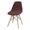 1PC Polar Fleece Shell Chair Cover Solid Color Jacquard Dining Chair Slipcover Stretch Anti-dust Seat Cover for Living Room Home