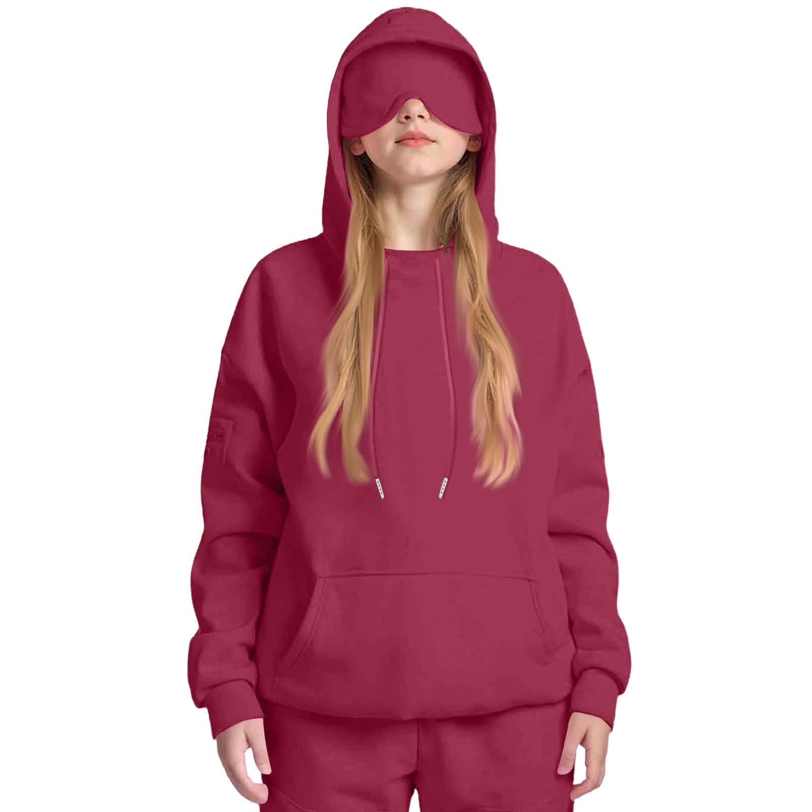 

Boys Girls Children s Loose Solid Color Shirt Sweatshirt Tops 160