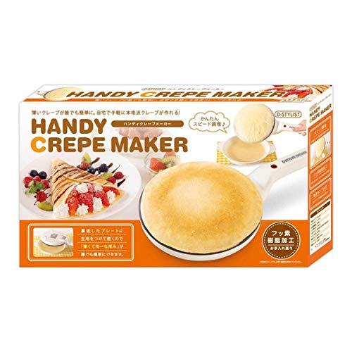 LITHON Handy Crepe Maker KDDE-003W Crepe Maker Easier Than a Hot Plate!