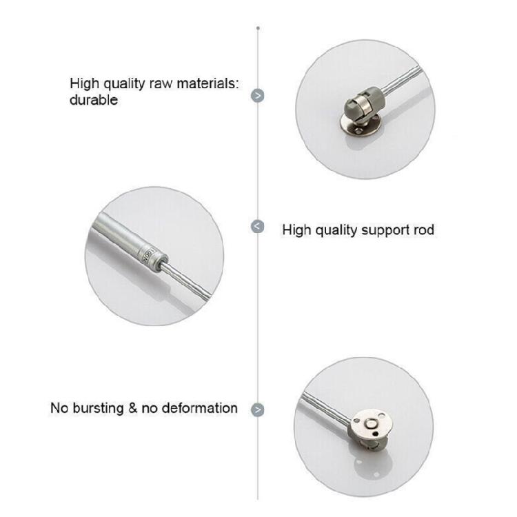 200N Support Large Load Capacity Support set Slow Opening/Closing for Cupboard