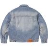 Supreme F*ck Stitch Denim Trucker Jacket Blue