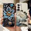 Beautiful Floral Phone Case For OPPO Reno12 12Pro 5G Soft Silicone Shockproof Cover For Oppo Reno12 Pro 5G Reno 12 Cases Bumpers