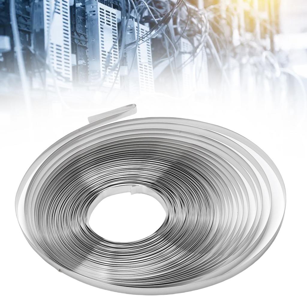 Stainless Steel Strapping Tape Spool, Stainless Steel Strapping Tape, 100 Feet Length X 1Celsius2 Inch Width X 0.02 Inch Thickness, Strapping Tape