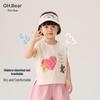 Ohm Bear Girls' Cartoon Sleeveless T-Shirt
