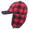 Winter Warm Wool Blend Hat With Ear Protection Windproof Fleece Lined Outdoor Cap Cold Weather