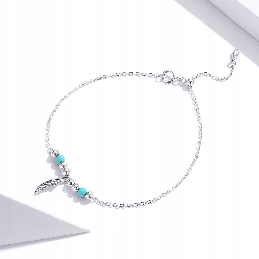 Celebrity Bracelet Feather Silver S925
