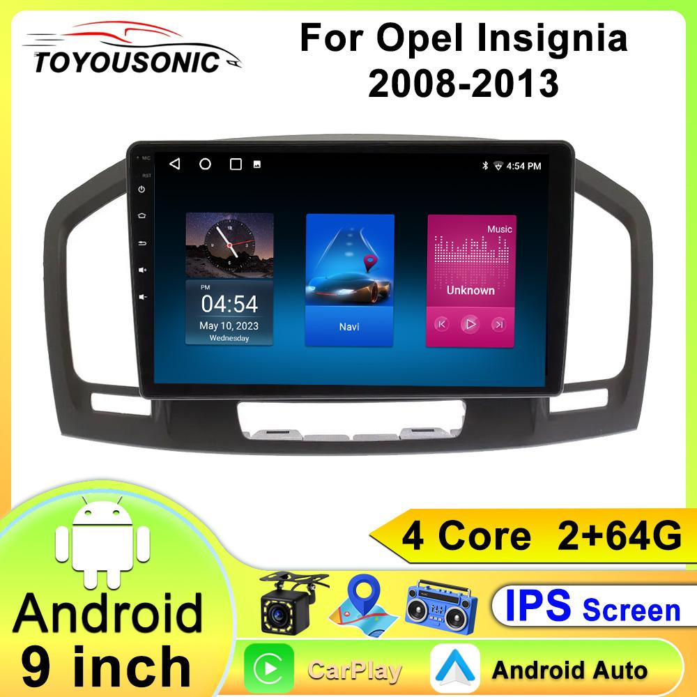 Toyousonic Car Video Player for Opel Insignia 2008-2013 GPS Navigation Built-in Dsp Carplay Autoradio Android Head Unit