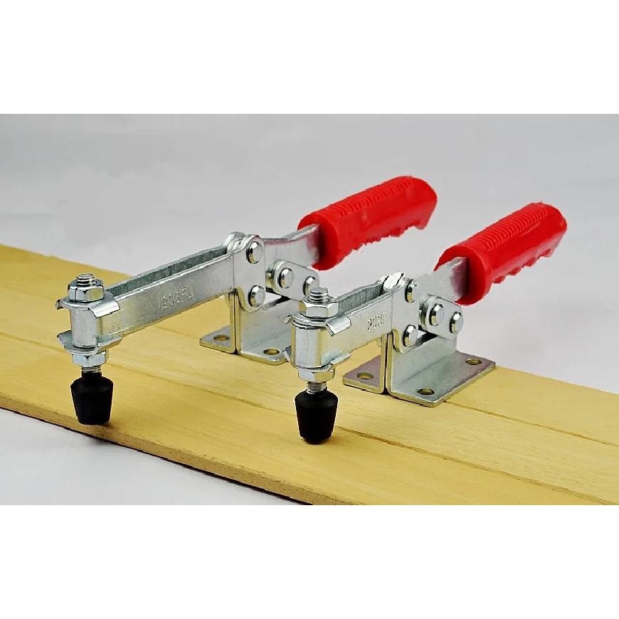 Red Toggle Clamp GH-201B 100kg Quick Release Tool Horizontal Clamps Hand New Heavy Duty Tooling Accessory