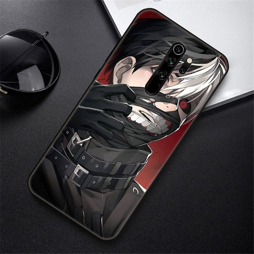 

Чохол для телефону Xiaomi Redmi Note 8 8T 10 9 9S 7 6 Pro xiaomi 9 9A 8 8A 7 6 Black Cover Prime Trend Tokyo Ghoul Kaneki Ken Redmi 9