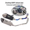 CFMOTOR Chunfeng 450MT Exhaust Pipe Modification: Mid-Pipe, Front Section, Tail Section