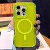 Matte Wireless Charging Magsafe Phone Case For For Iphone 11 12 13 14 15 16 Plus Magnetic Shockproof  Bumper Cases Cover