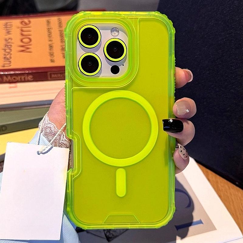 Matte Wireless Charging Magsafe Phone Case For For Iphone 11 12 13 14 15 16 Plus Magnetic Shockproof Bumper Cases Cover