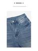 2026 Spring Petite High-Waisted Cropped Grandma Jeans - Slimming, Versatile, Loose Fit Casual Denim Pants