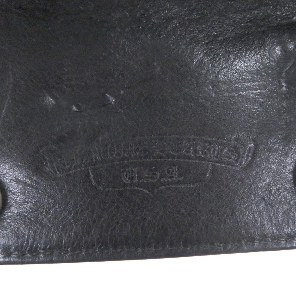 Very Good CHROME HEARTS Key holder  Cross Ball Button Bifold Wallet Used