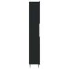 Bathroom Cabinet with Open Shelf ZWOLLE Black