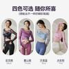 Damen Langarm Netzspitze Überlagerung Yoga Top Pilates Fitness Workout