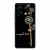 3D Emboss Case For Redmi Note 14S Case 14 S Coque Black Silicone Soft Back Cover For Redmi Note 14 4G 5G Phone Case Note14 Pro