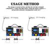 12/24V 500A High-Power Car Battery Charger Intelligent Pulse Repair LCD Digital Display Full-Automatic Self-Stop Battery Charger