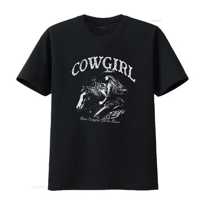 Even Cowgirls Get The Blues Western T Shirt Cowgirl Fashion Vintage for Vintage Washed Unisex Versatile Stretched