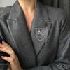 Modern Chain Lapel Pin Ornament Statement Style Badge Chain Pendant Brooches