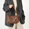 Sac Hobo Vintage à Motif Floral Gaufré pour Femmes - Sac à Bandoulière Mode en Similicuir pour l'Épaule avec Bandoulière Réglable pour le Quotidien Décontracté