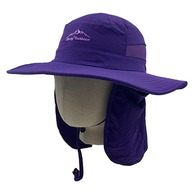 RTS Fashionable Quick Dry Mesh Breathable Outdoor Hiking Wide Brim Bonnie Hat Adjustable Sun protection Bucket Hats for Women