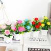 Artificial Plants Small Bonsai Home Christmas Wedding Decoration Fake Flowers Rose Potted Ornament Office Garden Desk Accessory