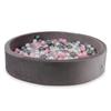 Dry Ball Pit 600 Pieces 130X30 Velvet Lilac: Pearl, Transparent, Silver, Light Pink