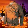 Men's Long Sleeve Casual T-Shirt Crew Neck Printed Graphic Tee Comfortable Fit Lightweight Material Suitable for Everyday Wear