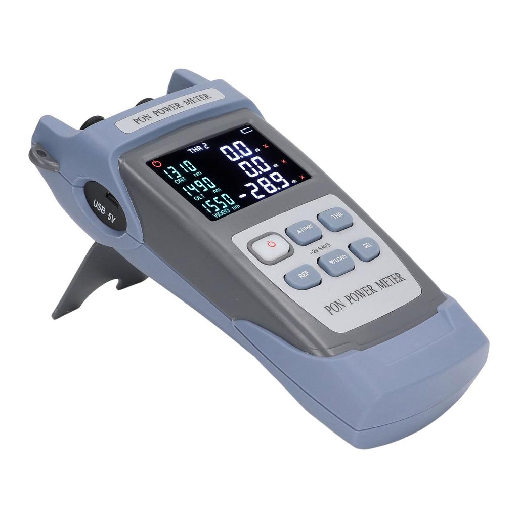 Optical Fiber Power Meter Digital Display Optic Cable PON Tester Testing Tool Set Kit