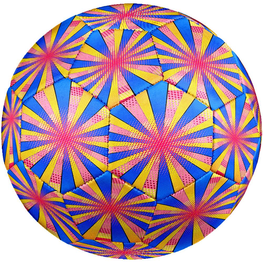 1pc Pop Art Explosion Size 5 Match Football, Training Soccer Ball, High-Elasticity and Soft, Anti-Slip and Wear-Resistant Material, Thickened and High