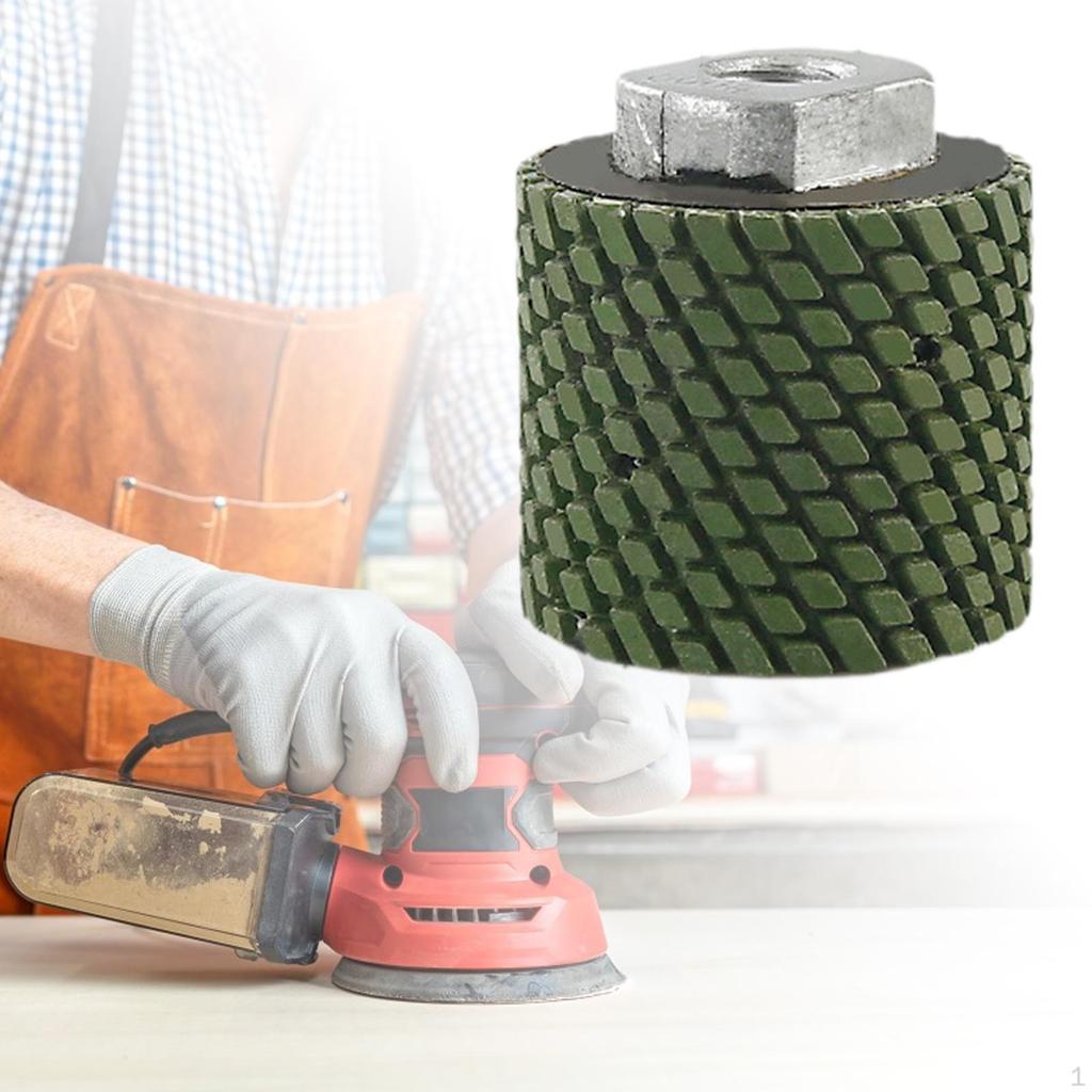 M14 Angle Grinder Drum Grinding Wheel Buffing Easy To Install Heavy Duty Power Tool