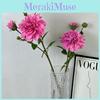 Fake 3d Dahlia Wedding Flowers With Silk And Rubber For Bridal And Party Decorations