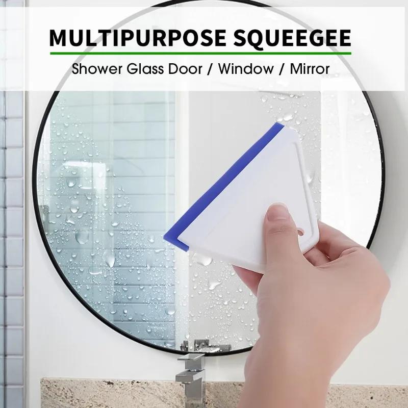 Car Window Glass Scraper Oxford Soft Water Scraper Removable Silicone Blade Automatic Body Film Glass Anti-scratch Cleaning Tool