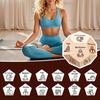 Yousheng 1/2Pcs Wooden Meditation Decision Dice Stress Relief 12-Sided Health Activity Decider Dice Men Women Self-Care Dice Birthday Anniversary Gift