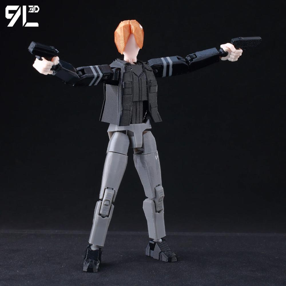 9L3D Titan13 Leon S. Фігурка Кеннеді LUCKY13 Багатосуглобова T13 Dummy13 Артикульована Рухома 3D-друковані Колекційні Іграшки