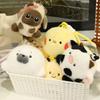 11cm Simulation Animal Decompression Squeeze Ball Stuffed Plush Toy Figurine Cartoon Anime Cute Children's Birthday Gift Doll