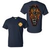 Estamos Bien Aquí Camiseta de Bombero Esqueleto Humor Negro Camiseta Gráfica del Departamento de Bomberos
