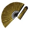 Plastic Boots On The Ground Fan Lightweight Folding Fan  for Line Dancing, Parties, and Events