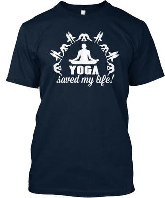 Yoga Sml T-Shirt Hergestellt in den USA Größe S bis 5XL