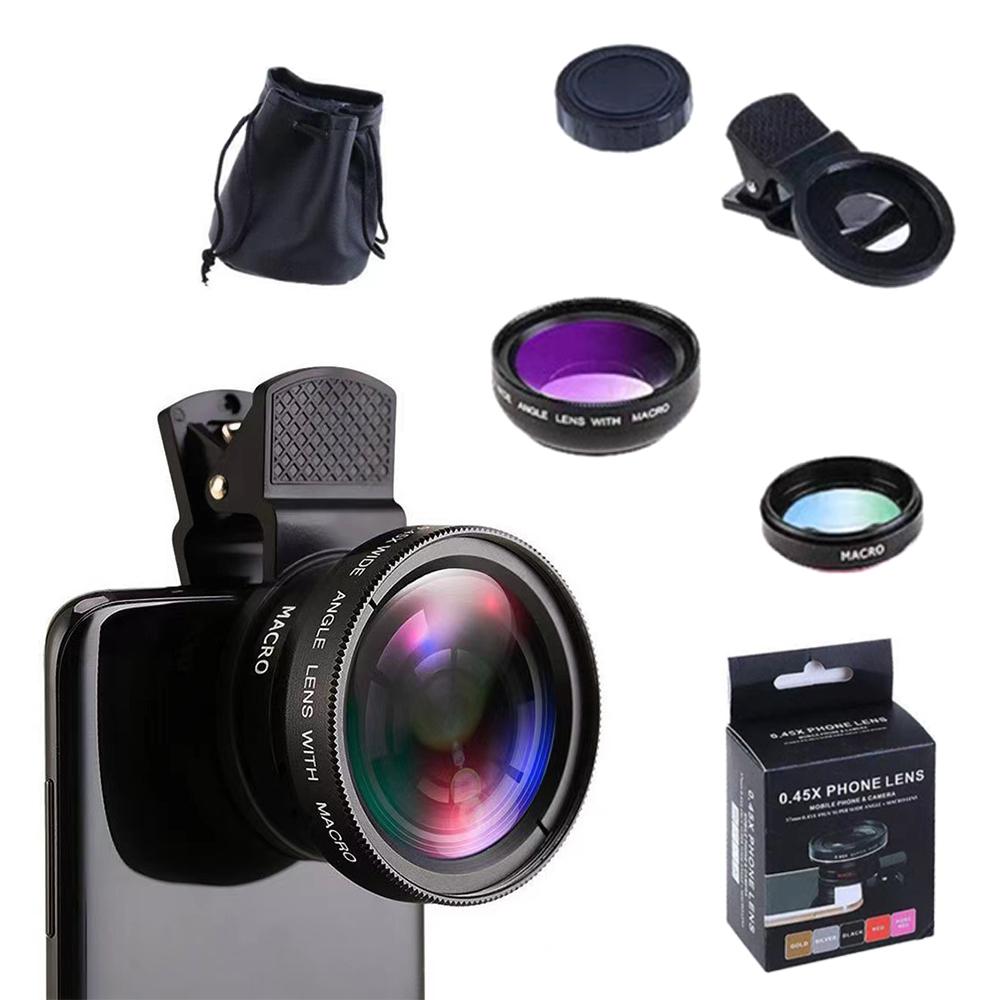 Lenses 18x Telescope Camera Zoom Optical Cellphone 18x Universal Zoom Telephoto Lens Mobile Phone with Mini Tripod 64X Lens