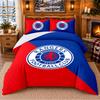 Printed 3Pcs Bedding Set Rangers FC Pattern Bed Sheet Pillowcase For Bedroom Decor