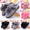 Cozy Women Rabbit Plush Slippers For Winter With Non-slip Indoor Design