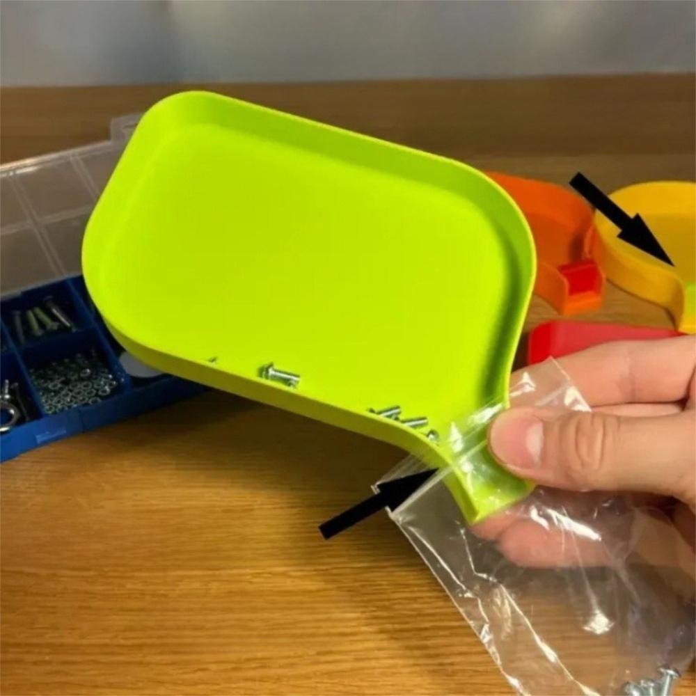 

Anti Slip Sorting Tray Plastic Small Parts Tools Tray Durable Funnel Tray Bead Storage зелёный