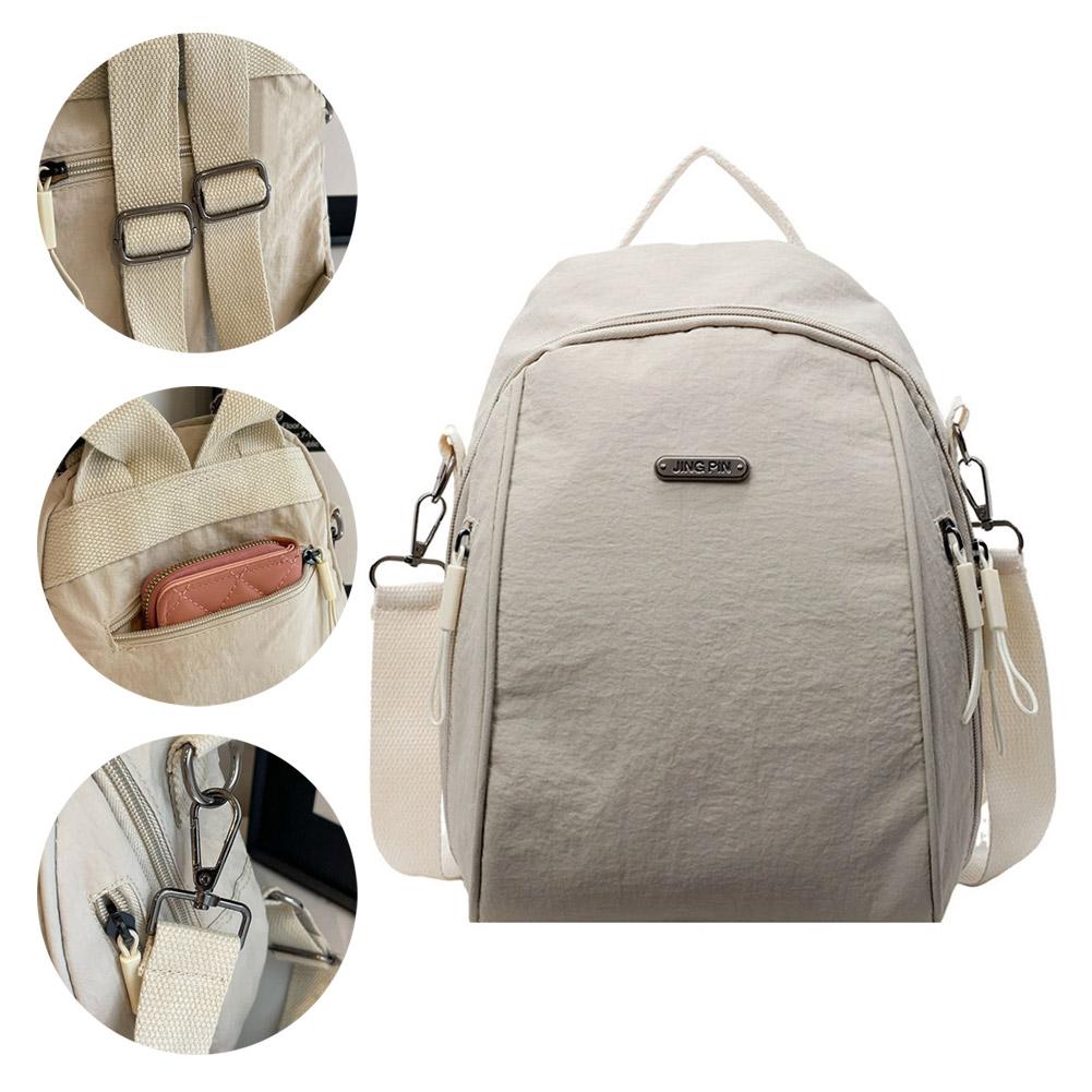 Fashion Oxford cloth Backpack Large capacity Commuting Travel Backpack Lightweight Unisex Shoulder/Handheld Bag Schoolbag