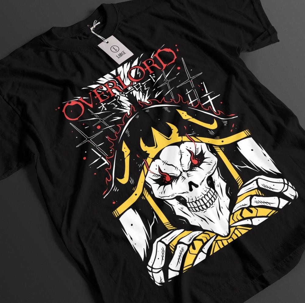 Overlord Shirt Ainz Tshirt Albedo T-Shirt Shalltear Top Demiurge Sebas Anime Tee