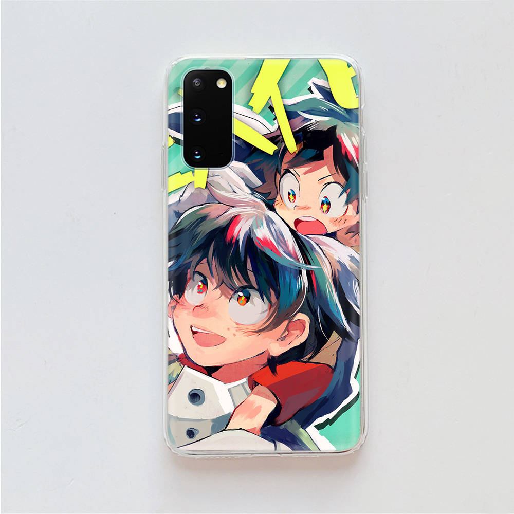 Husa transparenta AD87 My Hero Academia pentru Samsung A04 A14 A23 A34 A54 M23 M33 M52 M53 Realme 10 9 C30S C35 C55 VIVO Y02 Y21 Y33S Y51 X80 V25 Husa