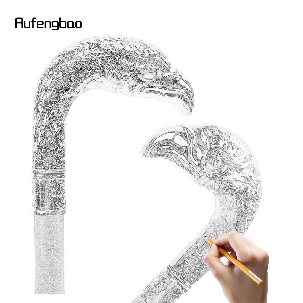 Golden Black Luxury Eagle Head Walking Cane Fashion Decorative Walking Stick Gentleman Elegant Cosplay Cane Knob Crosier 92cm